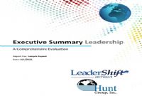 LeaderShift Executive Assessment - Sample Report